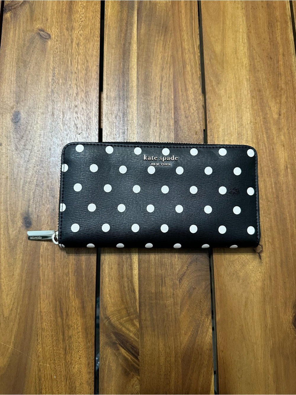 kate spade Spencer Cabana Dot Zip Around Wallet